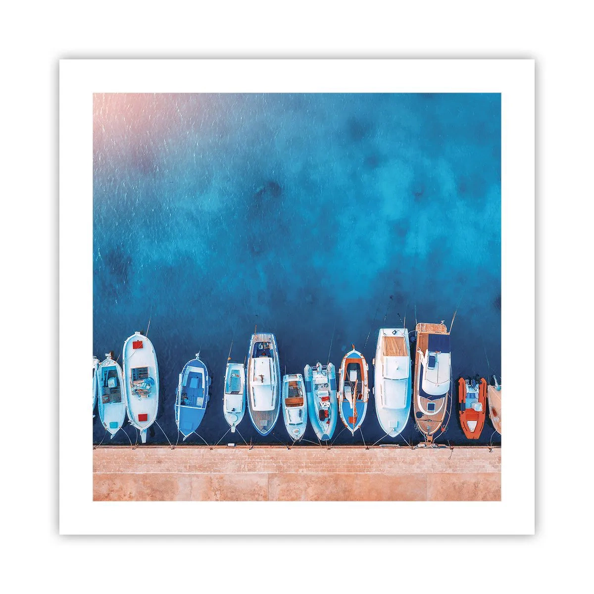 Poster - In einer Reihe - 50x50 cm