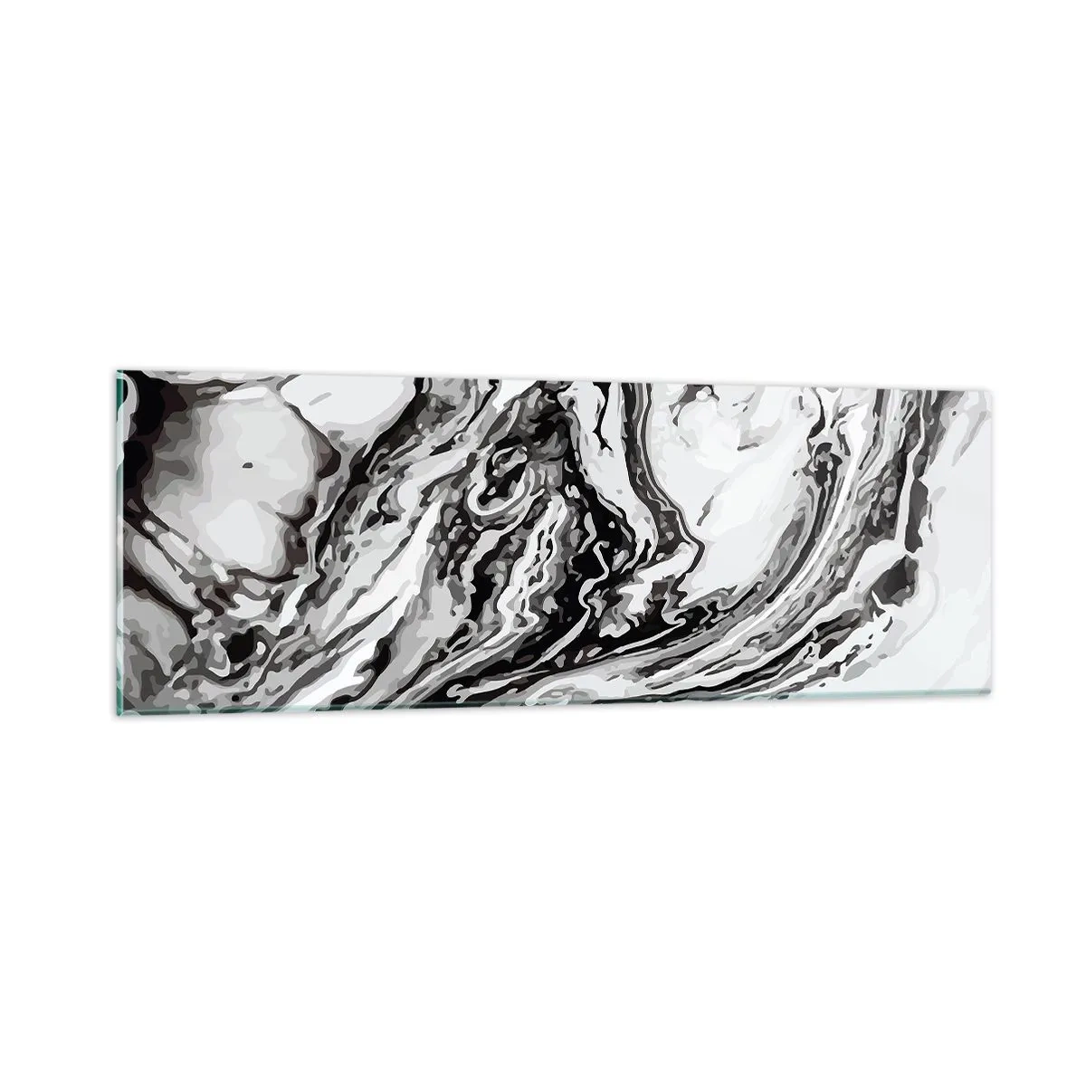 Glasbild - Bild auf glas - Am Anfang war Chaos - 90x30 cm