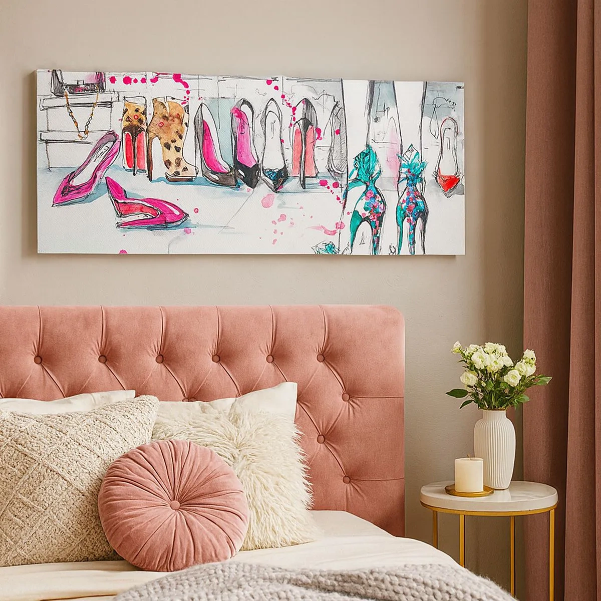 Bild auf Leinwand - Leinwandbild - Sesam, mach auf - 100x40 cm