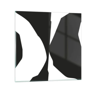 Glasbild - Bild auf glas - Positiv negativ - 30x30 cm