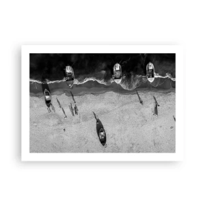 Poster - Immer noch am Ufer… - 70x50 cm