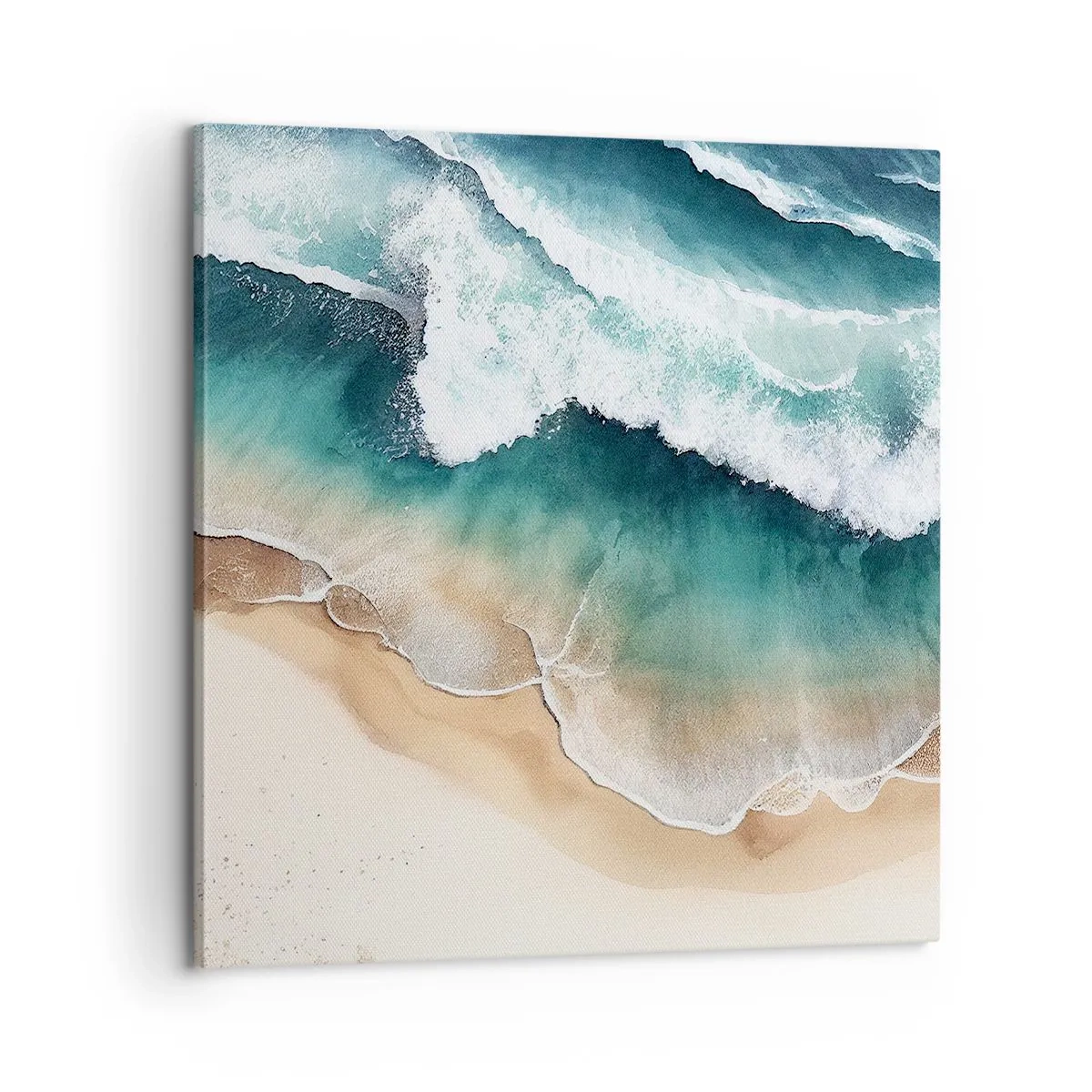 Bild auf Leinwand - Leinwandbild - Das ewige Treffen - 60x60 cm