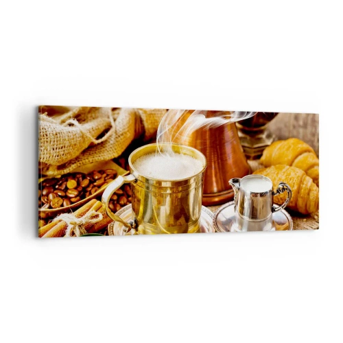 Bild auf Leinwand - Leinwandbild - Schönen Tag noch! - 100x40 cm