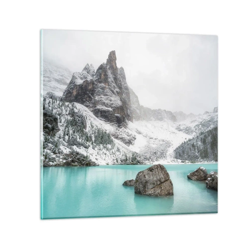 Glasbild - Bild auf glas - Auf der Hut - 50x50 cm