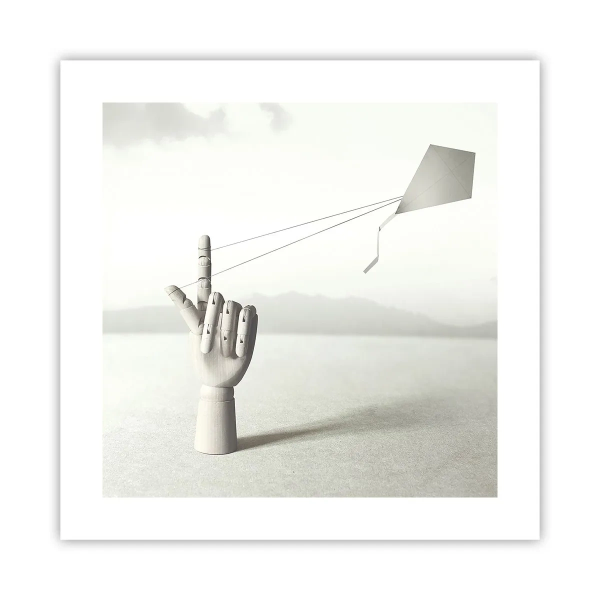 Poster - Kraftprobe - 40x40 cm