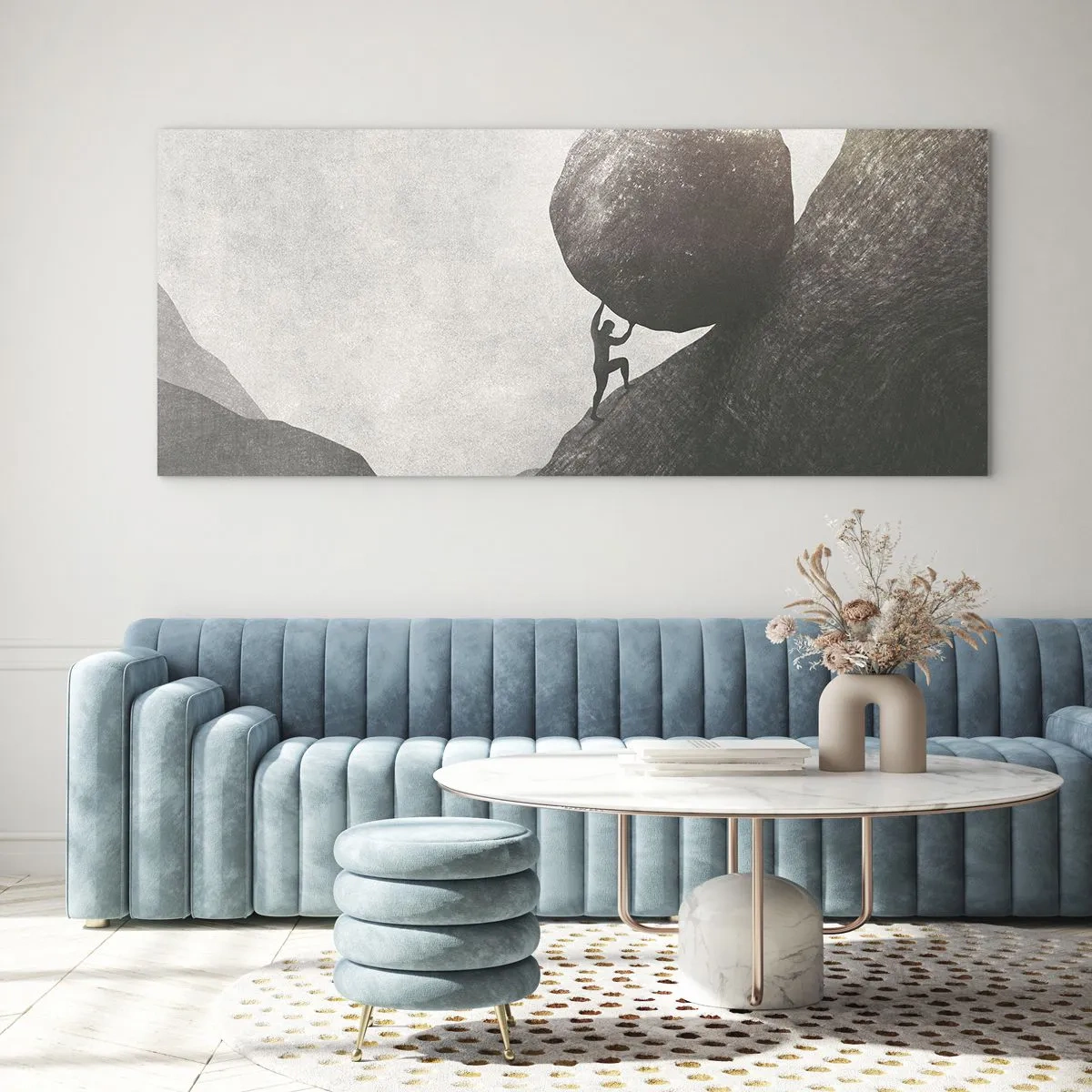 Glasbild - Bild auf glas - Ich glaube wider alle Hoffnung - 100x40 cm