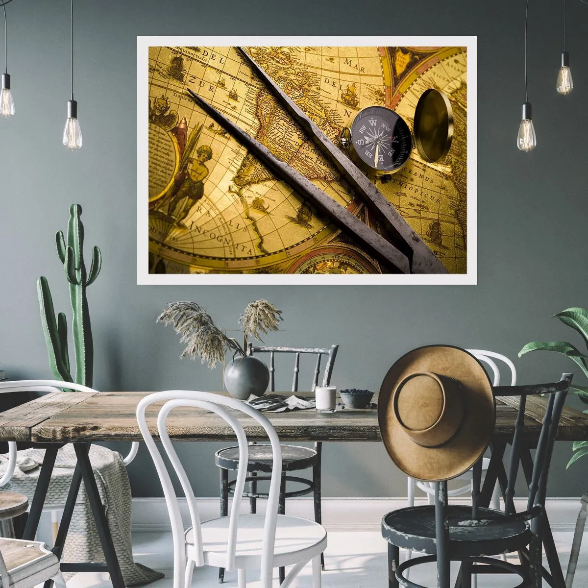 Poster - Wo sind diese Schätze? - 50x40 cm