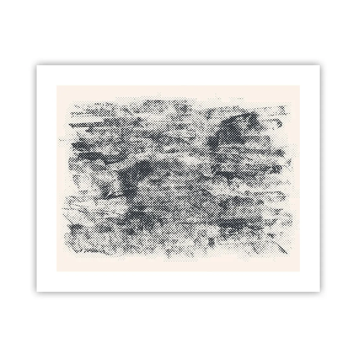 Poster - Nebelige Komposition - 50x40 cm