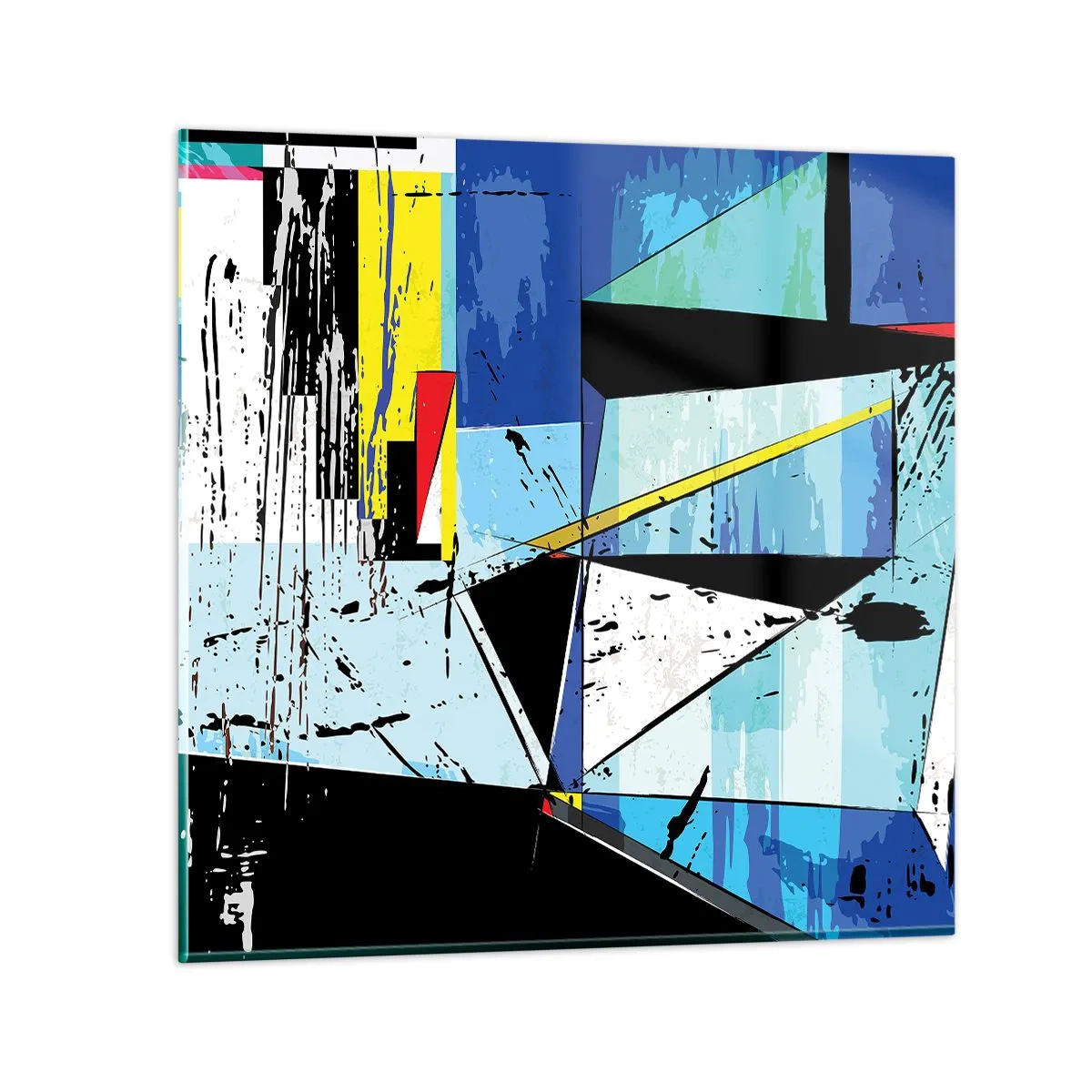 Glasbild - Bild auf glas - Betrachten Sie die Welt aus einem Blickwinkel ... - 30x30 cm