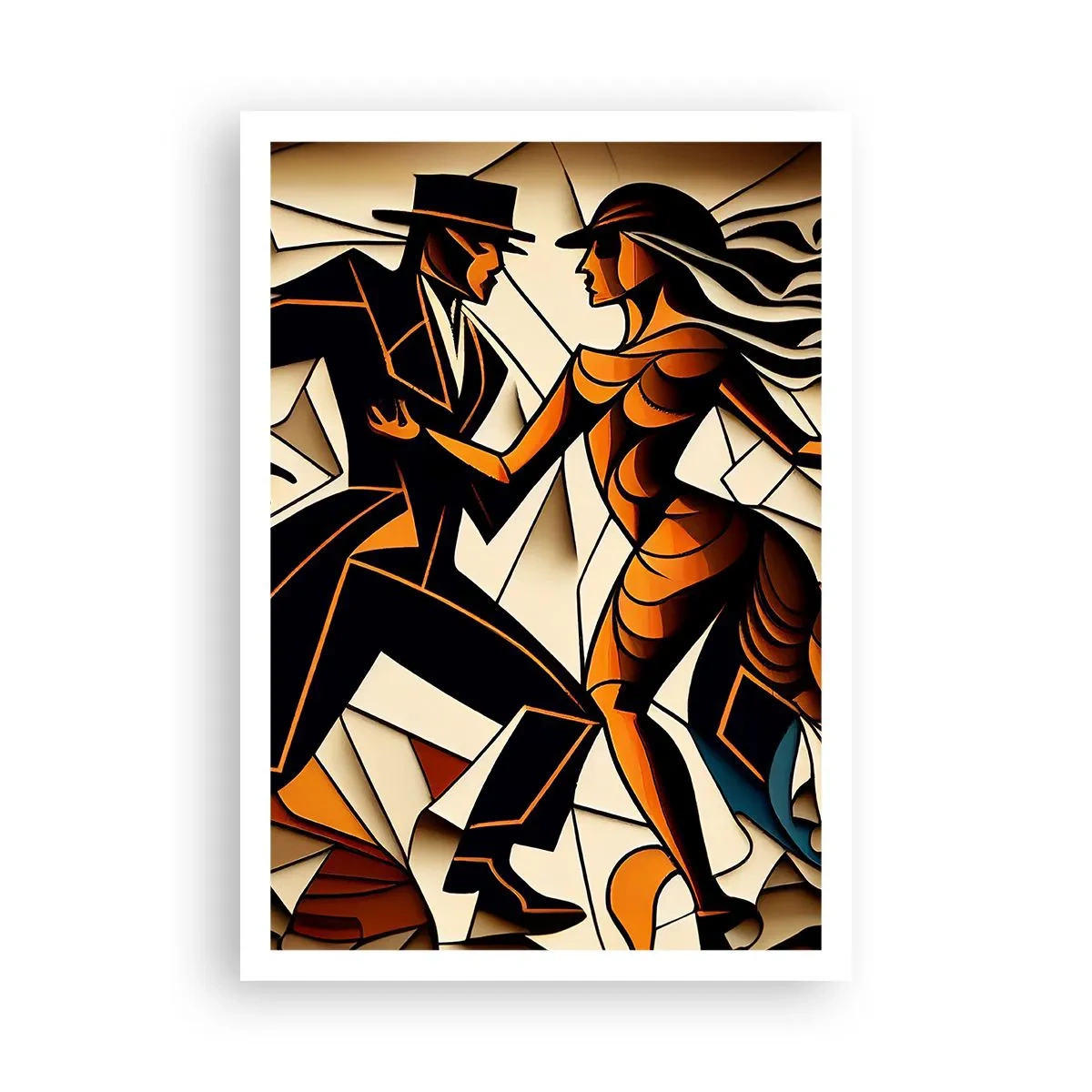 Poster - Tanz der Passion und Leidenschaft - 70x100 cm