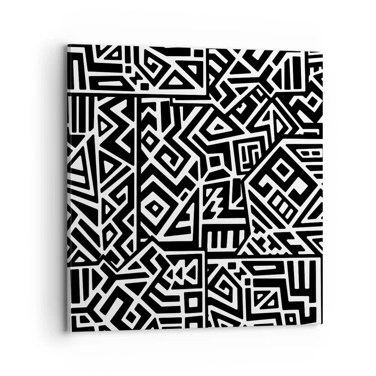 Bild auf Leinwand - Leinwandbild - Präkolumbianische Komposition - 70x70 cm