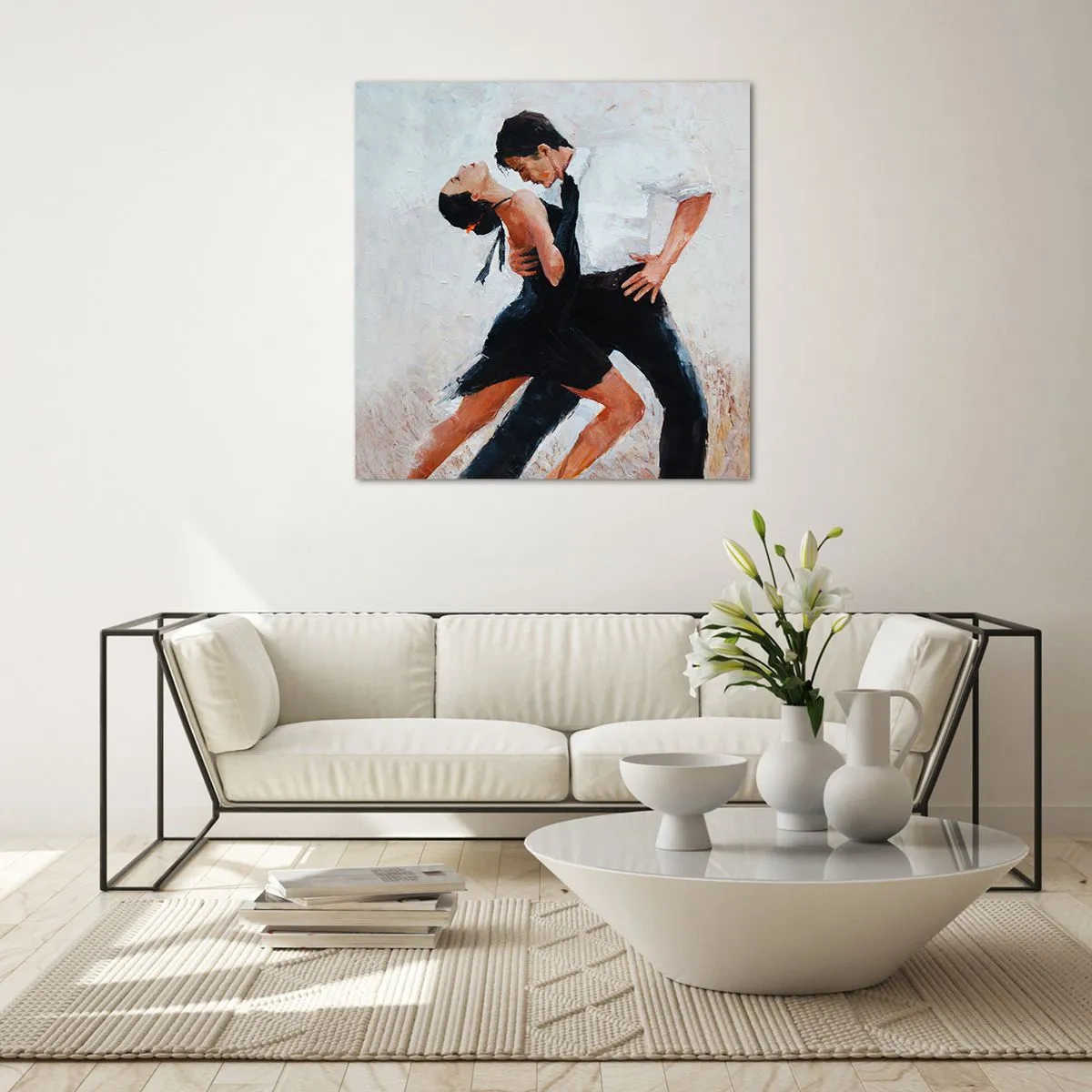 Glasbild - Bild auf glas - Tango meiner Träume und Träume - 30x30 cm