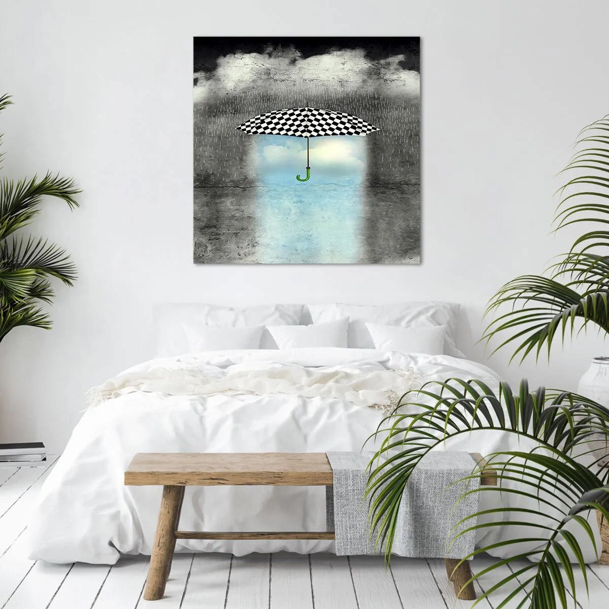 Bild auf Leinwand - Leinwandbild - Aber möglich - 30x30 cm