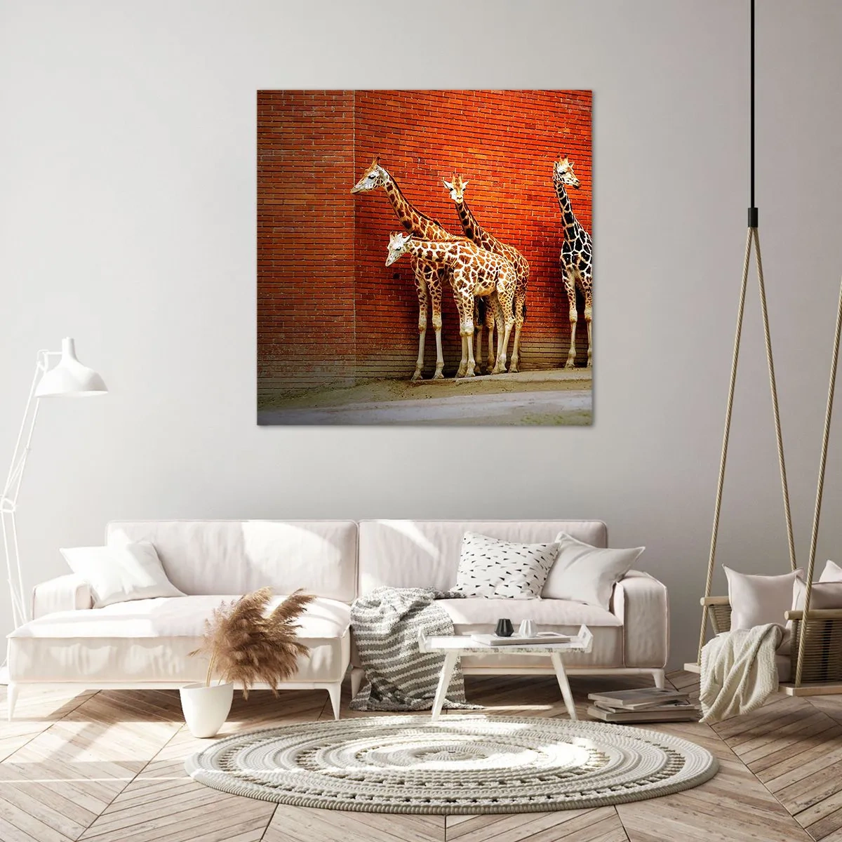 Bild auf Leinwand - Leinwandbild - Sehen Sie Akazien? - 50x50 cm