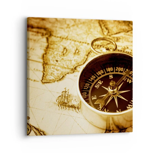 Bild auf Leinwand - Leinwandbild - Ost oder West? - 30x30 cm