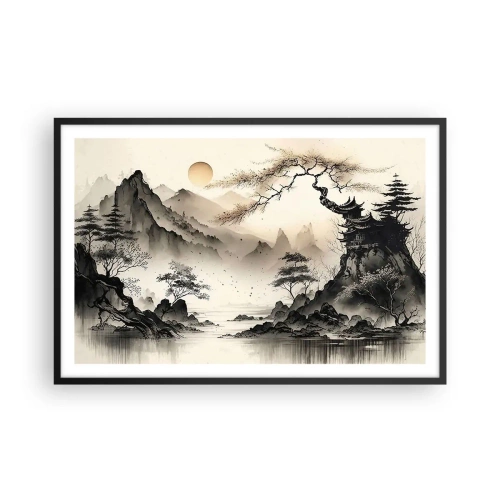 Poster in einem schwarzem Rahmen - Einzigartiger Charme des Orients - 91x61 cm