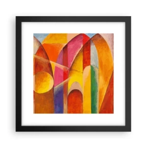 Poster in einem schwarzem Rahmen - Kathedrale der Sonne - 30x30 cm