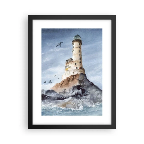 Poster in einem schwarzem Rahmen - Unbesiegbar - 30x40 cm