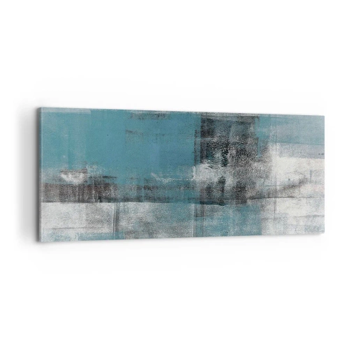 Bild auf Leinwand - Leinwandbild - Wasser und Luft - 100x40 cm