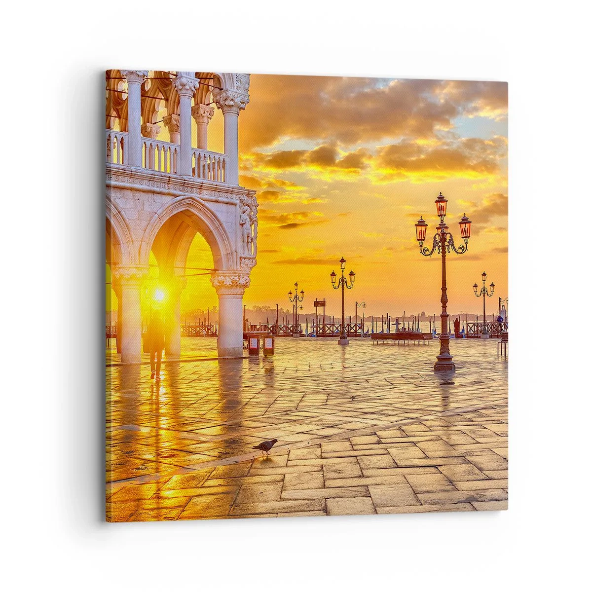 Bild auf Leinwand - Leinwandbild - Wo sind alle? - 70x70 cm