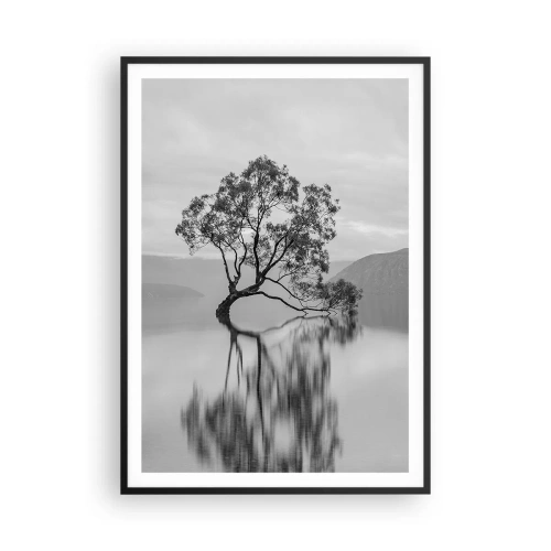 Poster in einem schwarzem Rahmen - Es gibt so ein Land - 70x100 cm