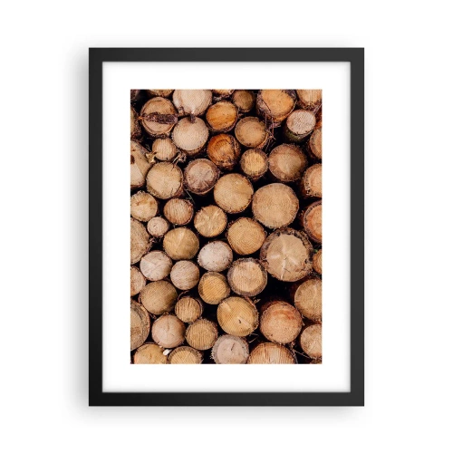 Poster in einem schwarzem Rahmen - Ein neuer Anfang - 30x40 cm