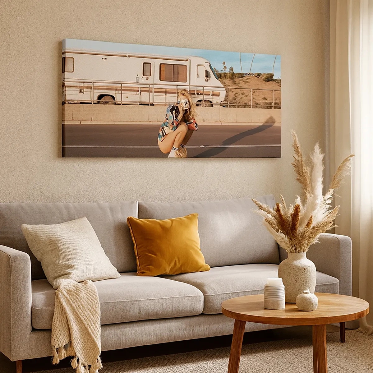 Bild auf Leinwand - Leinwandbild - Lächel bitte! - 30x30 cm