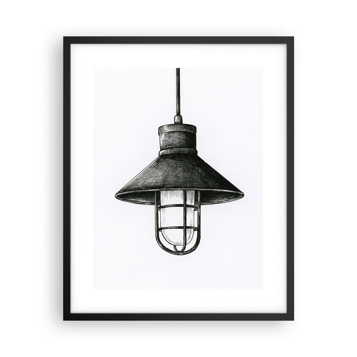 Poster in einem schwarzem Rahmen - Wie vor Jahren… - 40x50 cm