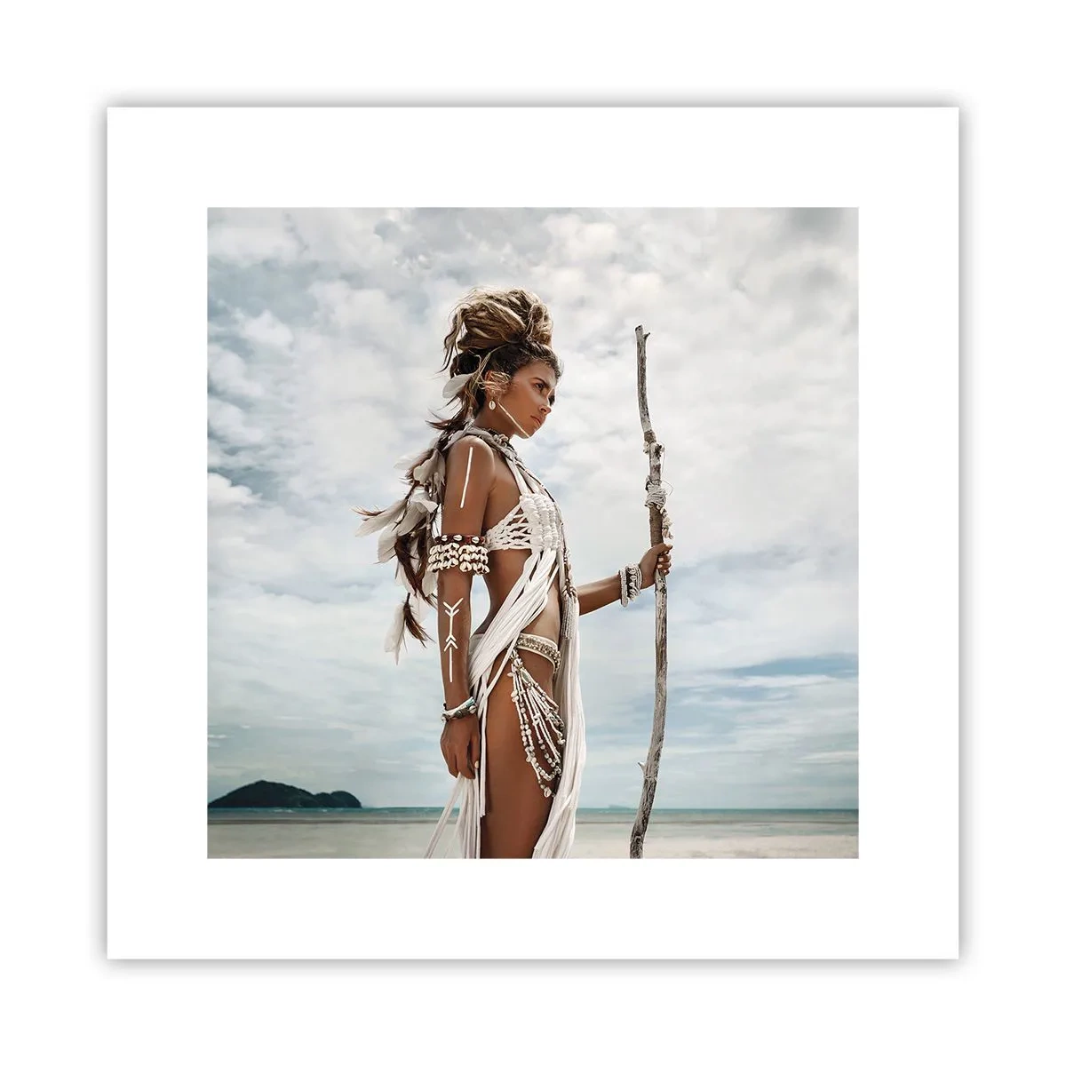 Poster - Königin der Tropen - 30x30 cm