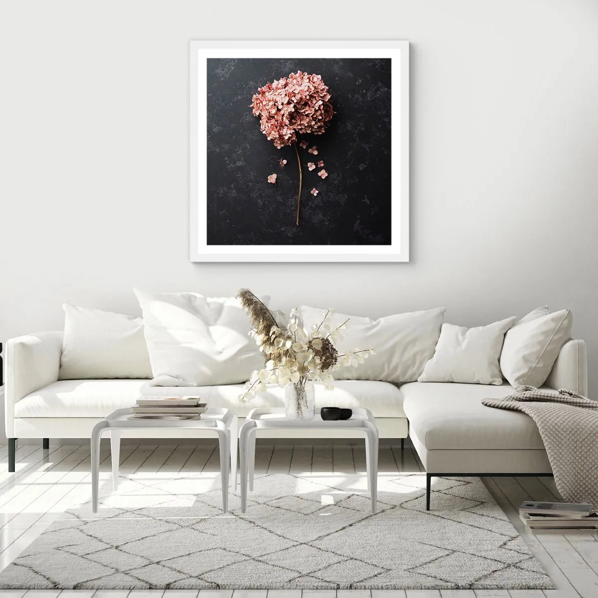 Poster in einem weißen Rahmen - Wirklich romantisches Zeichen - 50x50 cm