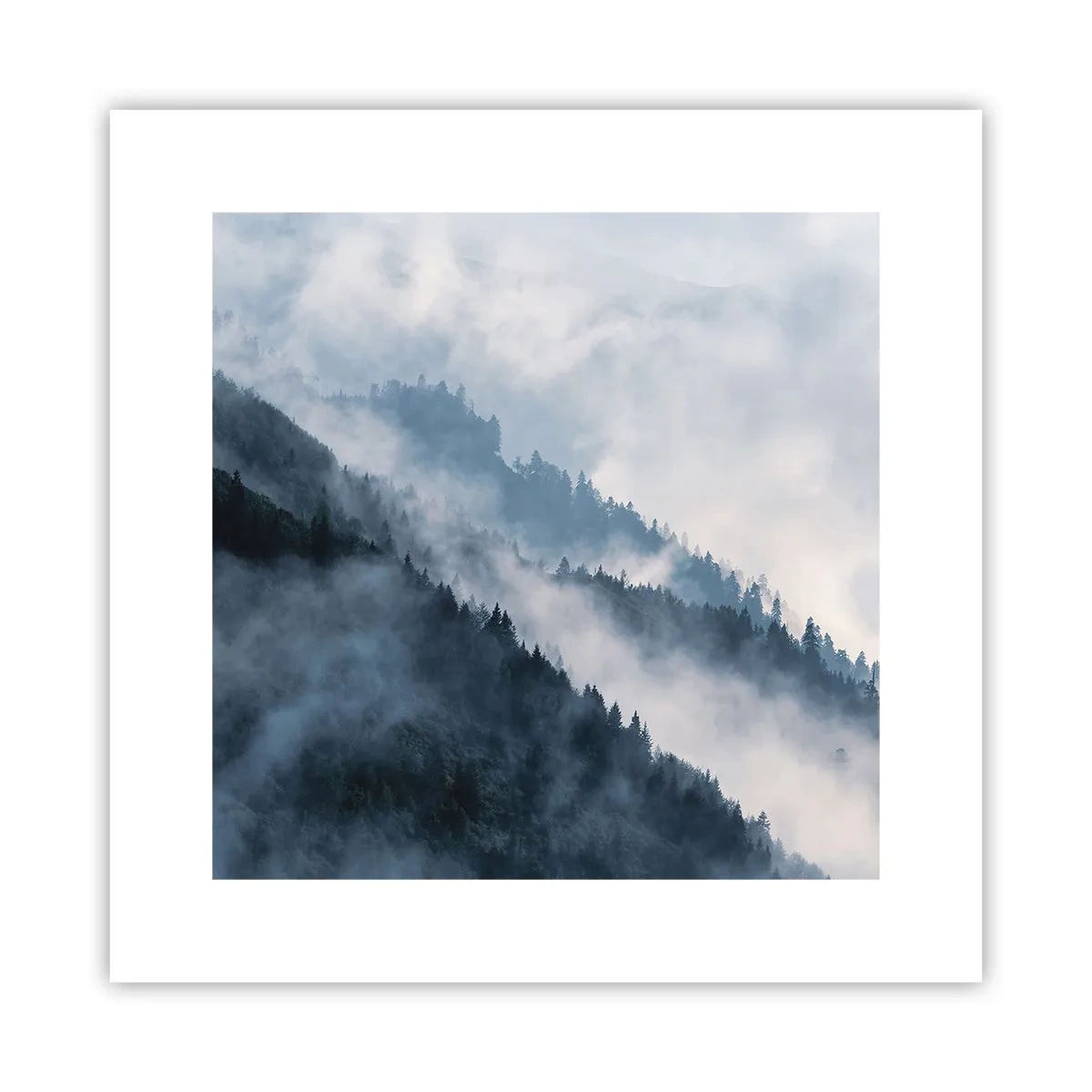 Poster - Mystik der Berge - 30x30 cm