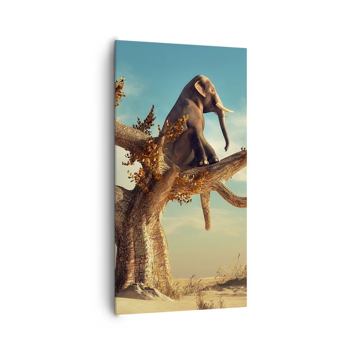 Bild auf Leinwand - Leinwandbild - Ein neuer Standpunkt - 65x120 cm