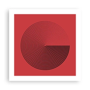 Poster - Kreisbewegung - 50x50 cm