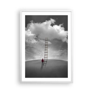 Poster in einem weißen Rahmen - Alles ist möglich - 50x70 cm