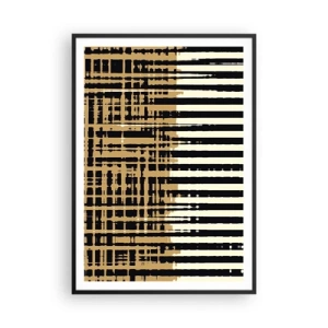 Poster in einem schwarzem Rahmen - Architektonische Abstraktion - 70x100 cm