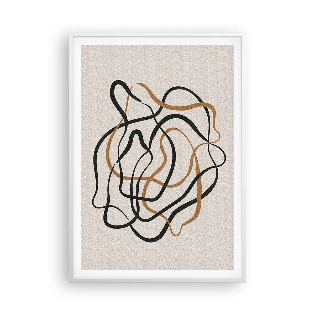 Poster in einem weißen Rahmen - Alles ging schief - 70x100 cm