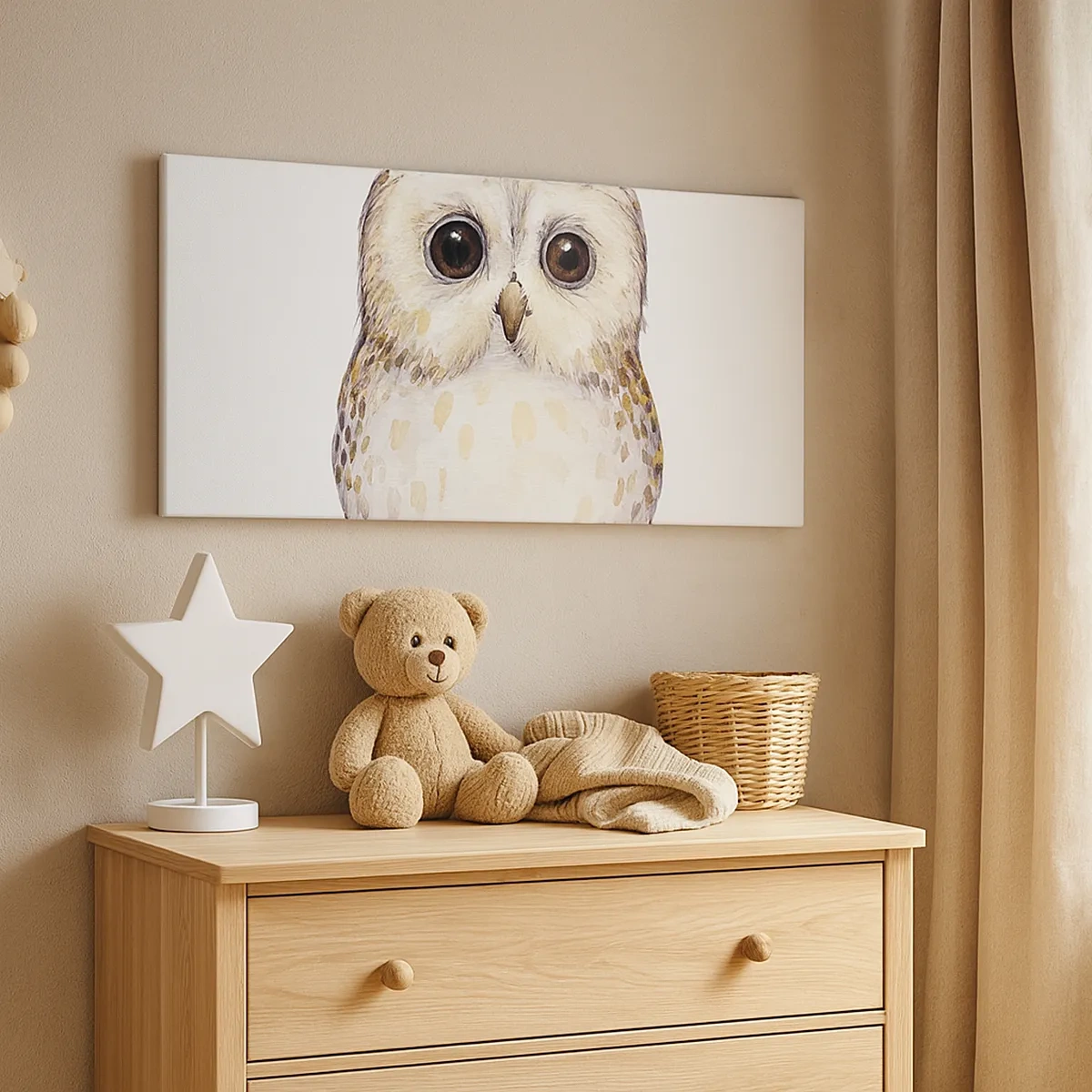 Bild auf Leinwand - Leinwandbild - Schau mir in die Augen - 30x30 cm