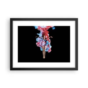 Poster in einem schwarzem Rahmen - In voller Blüte - 40x30 cm