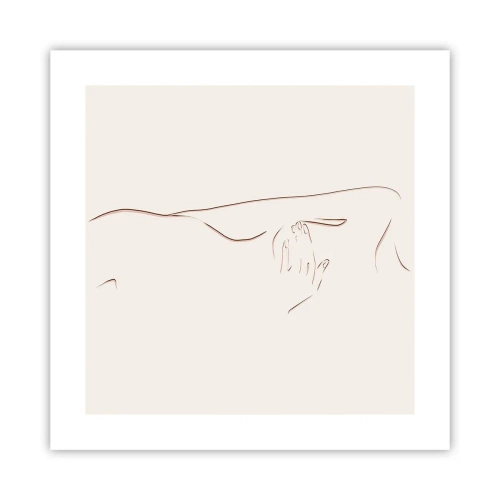 Poster - Die Form des Verlangens - 40x40 cm