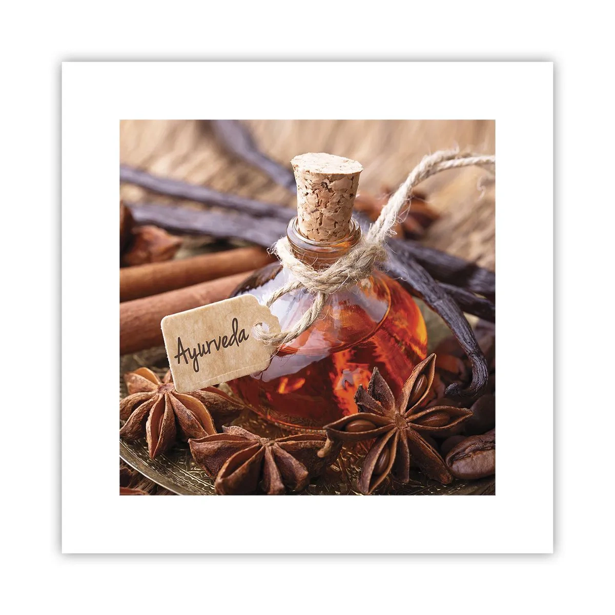 Poster - Zur Einheit von Körper und Geist - 30x30 cm