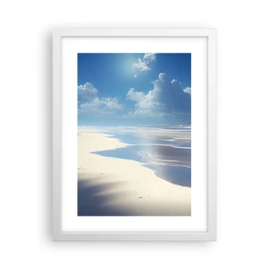 Poster in einem weißen Rahmen - Paradiesischer Urlaub - 30x40 cm