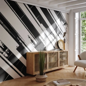 Fototapete Standard Eco - Eine intensive und dynamische Komposition - Vektor, Minimalismus, Modern - 200x140 cm