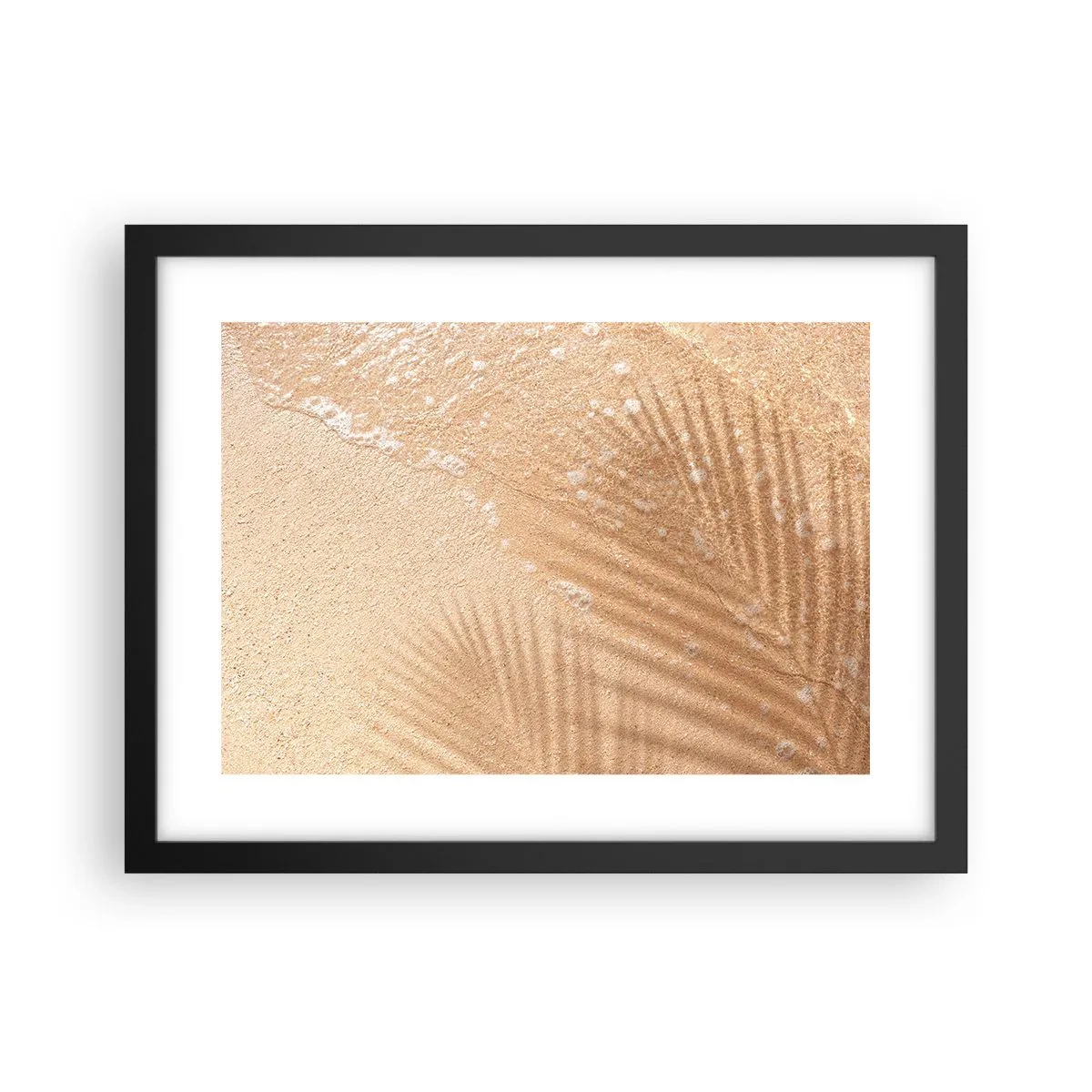 Poster in einem schwarzem Rahmen - Der Schatten eines heißen Sommers - 40x30 cm