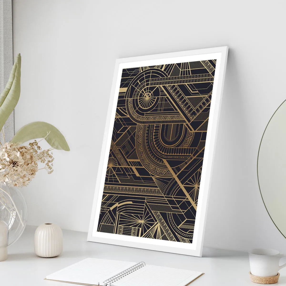 Poster in einem weißen Rahmen - Konzepte, Ideen, Pläne - 30x40 cm