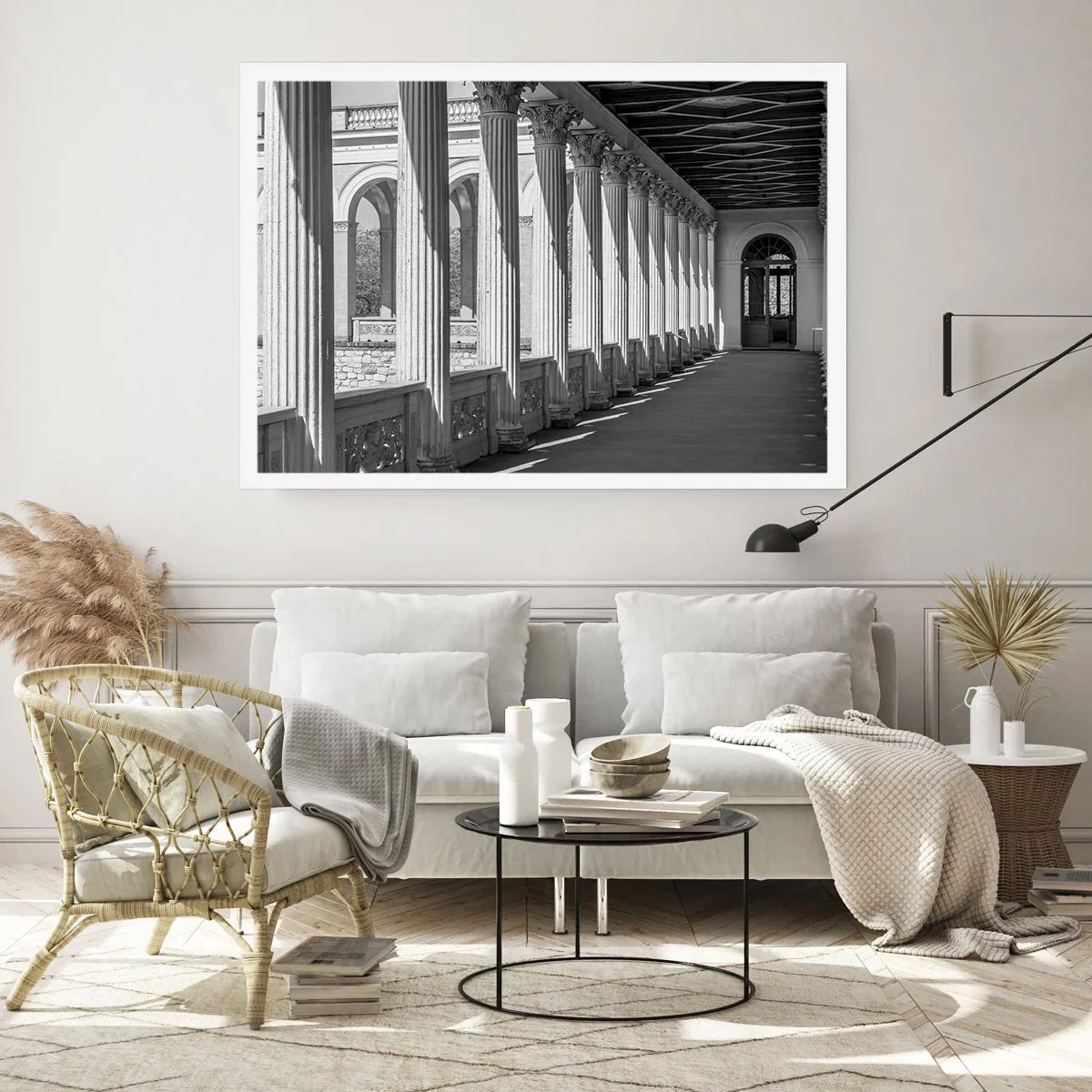 Poster - Sonnige Arkade - 50x40 cm