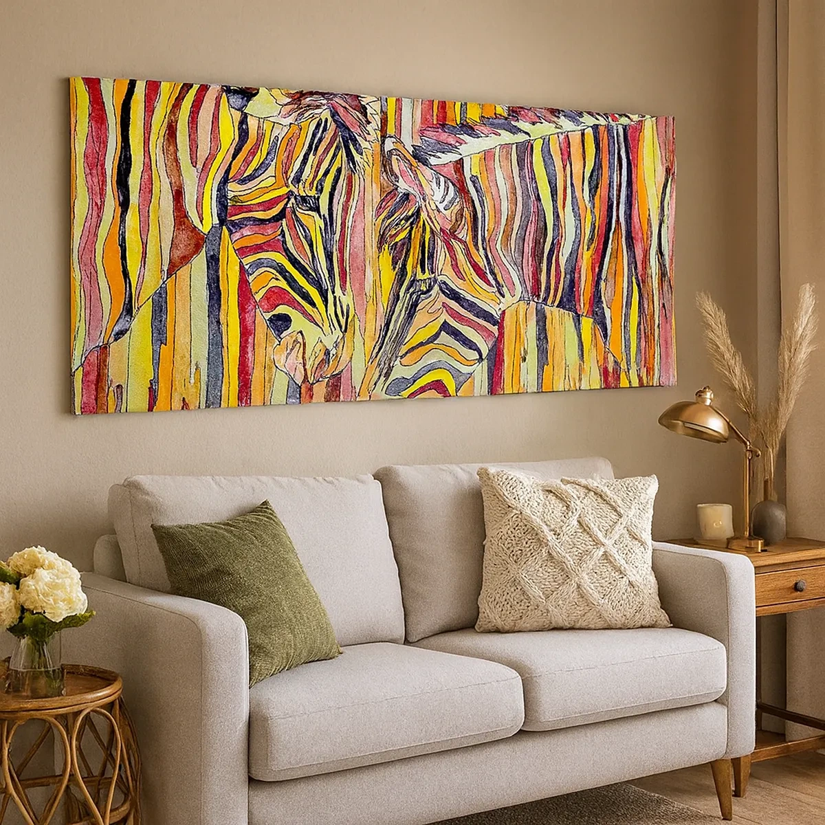 Bild auf Leinwand - Leinwandbild - Also du auch... - 30x30 cm