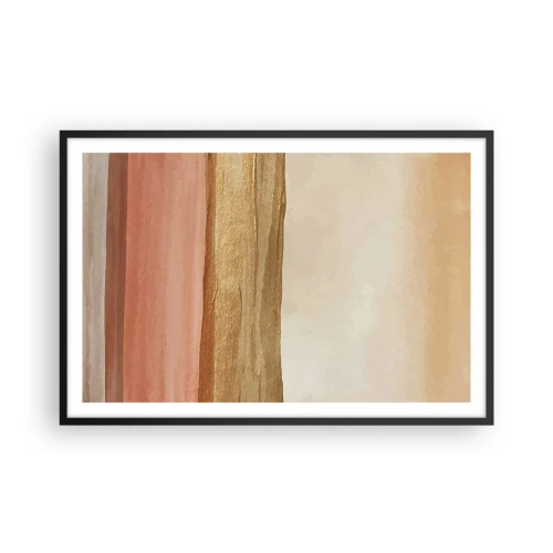 Poster in einem schwarzem Rahmen - Vertikale Komposition - 91x61 cm