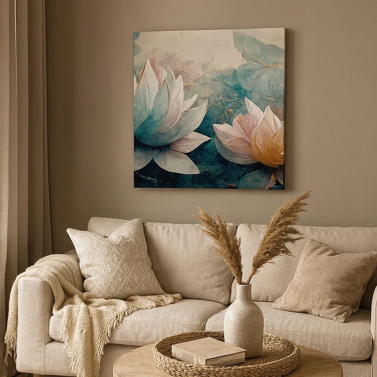 Bild auf Leinwand - Leinwandbild - Seesterne - 30x30 cm