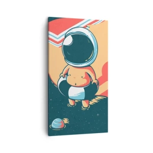 Bild auf Leinwand - Leinwandbild - Aus einer anderen Perspektive - 45x80 cm