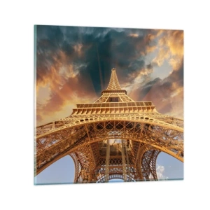 Glasbild - Bild auf glas - Wie die Menschheit den Himmel erreichte - 30x30 cm